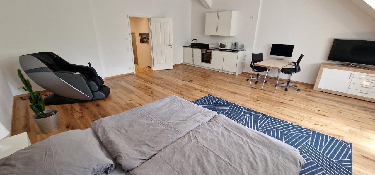 Apartment Mit Parkblick & Massagestuhl Leipzig Buitenkant foto